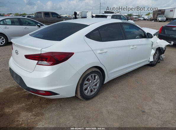 5NPD74LF1KH434356 2019 HYUNDAI ELANTRA White Задня права чверть