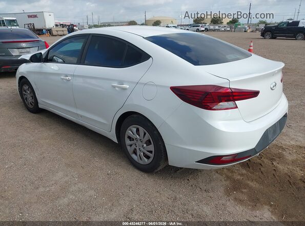 5NPD74LF1KH434356 2019 HYUNDAI ELANTRA White Задня ліва чверть