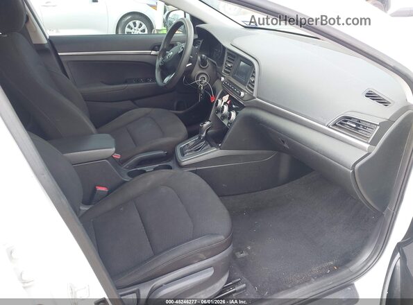 5NPD74LF1KH434356 2019 HYUNDAI ELANTRA White Вид салону спереду