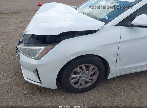 5NPD74LF1KH434356 2019 HYUNDAI ELANTRA White 