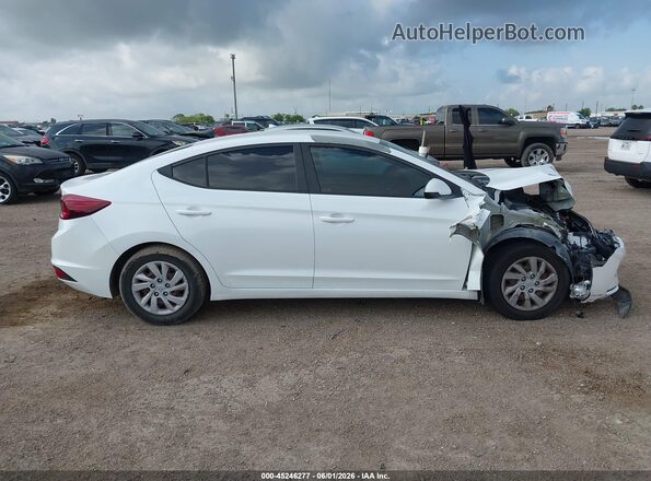 5NPD74LF1KH434356 2019 HYUNDAI ELANTRA White Вид задньої частини салону