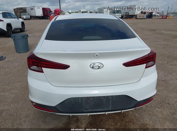 5NPD74LF1KH434356 2019 HYUNDAI ELANTRA White 