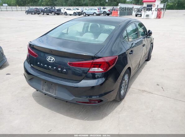 5NPD74LF1KH445955 2019 HYUNDAI ELANTRA Black Հետևի աջ