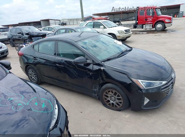 5NPD74LF1KH445955 2019 HYUNDAI ELANTRA Black Սալոնի հետևի տեսք