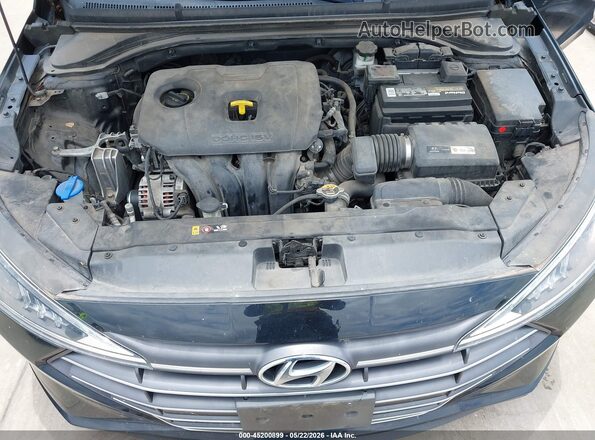 5NPD74LF1KH445955 2019 HYUNDAI ELANTRA Black Հետևի տեսք