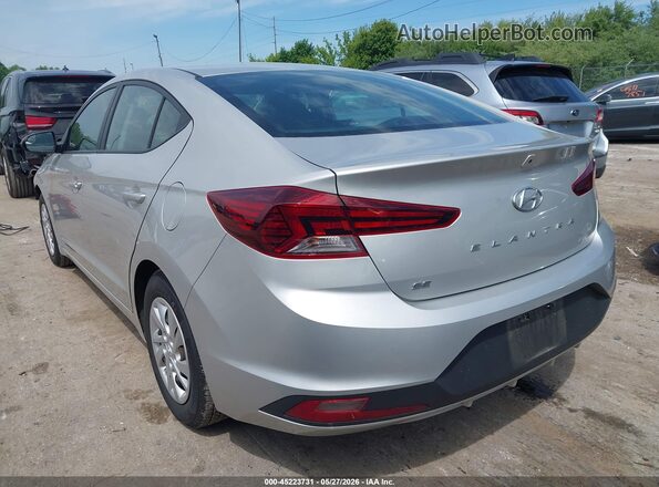 5NPD74LF1KH446183 2019 HYUNDAI ELANTRA Silver Rear left