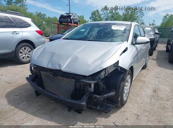 5NPD74LF1KH446183 2019 HYUNDAI ELANTRA Silver Front view