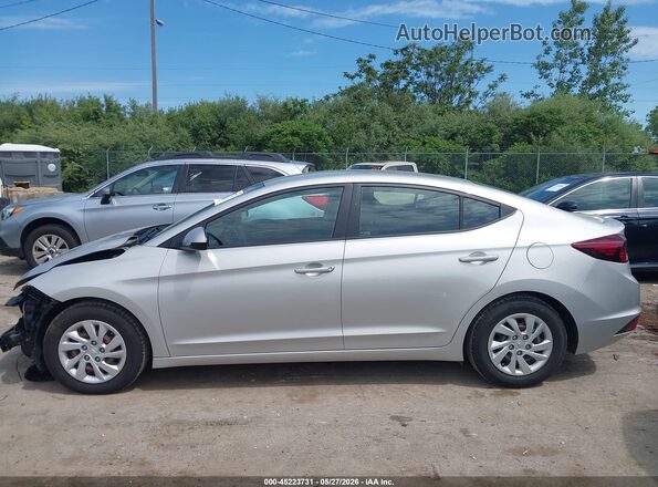 5NPD74LF1KH446183 2019 HYUNDAI ELANTRA Silver 