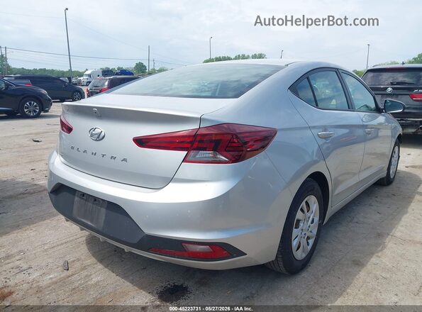 5NPD74LF1KH446183 2019 HYUNDAI ELANTRA Silver Rear right