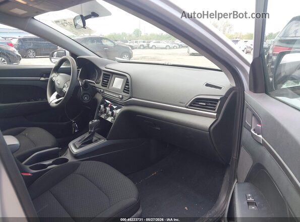 5NPD74LF1KH446183 2019 HYUNDAI ELANTRA Silver Front interior view