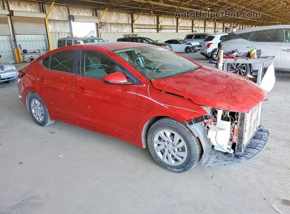 5NPD74LF1LH594593 2020 HYUNDAI ELANTRA Red Przód prawy