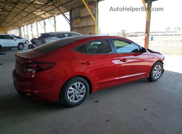 5NPD74LF1LH594593 2020 HYUNDAI ELANTRA Red Tył prawy