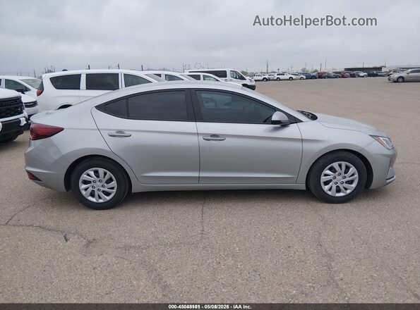 5NPD74LF1LH603535 2020 HYUNDAI ELANTRA Silver Սալոնի հետևի տեսք