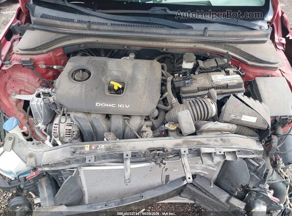 5NPD74LF2HH098676 2017 HYUNDAI ELANTRA Красный Вид сзади