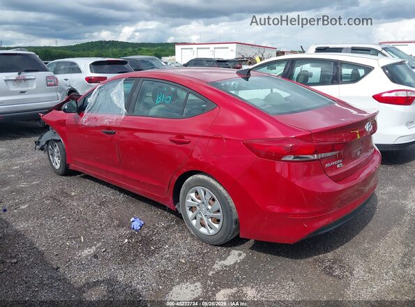 5NPD74LF2HH098676 2017 HYUNDAI ELANTRA Красный Панорамный вид салона 360°