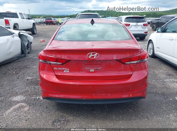 5NPD74LF2HH098676 2017 HYUNDAI ELANTRA Красный 