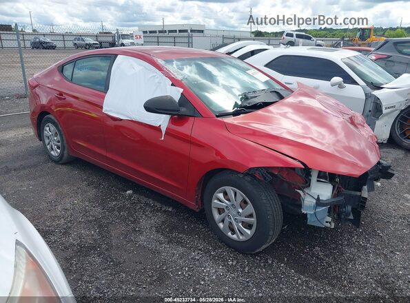 5NPD74LF2HH098676 2017 HYUNDAI ELANTRA Красный Вид задней части салона