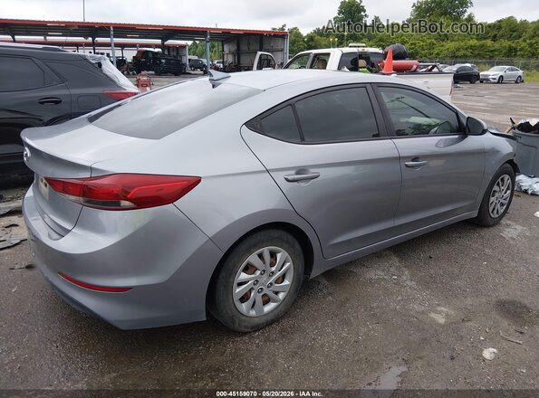 5NPD74LF2HH172159 2017 HYUNDAI ELANTRA Серый Задняя правая четверть