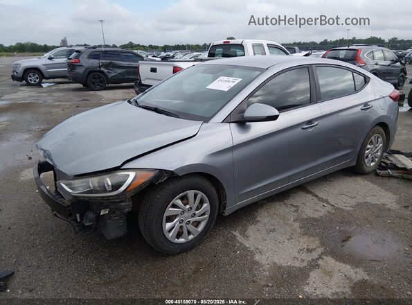 5NPD74LF2HH172159 2017 HYUNDAI ELANTRA Серый Передняя левая четверть