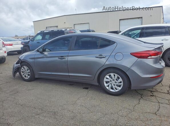 5NPD74LF2JH308327 2018 HYUNDAI ELANTRA Gray 