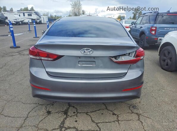 5NPD74LF2JH308327 2018 HYUNDAI ELANTRA Gray 