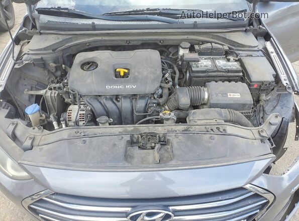 5NPD74LF2JH308327 2018 HYUNDAI ELANTRA Gray 