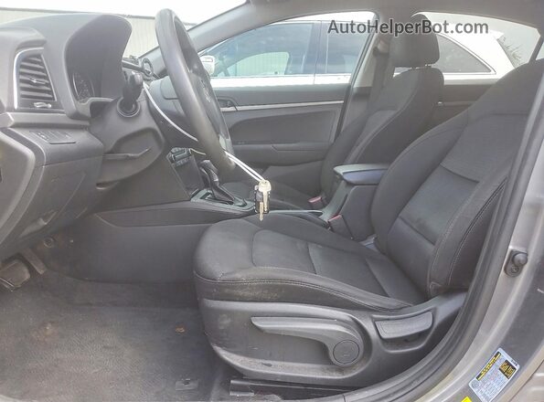5NPD74LF2JH308327 2018 HYUNDAI ELANTRA Gray 