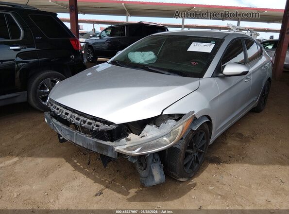 5NPD74LF2JH338993 2018 HYUNDAI ELANTRA Silver 