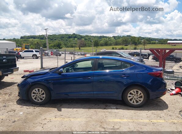 5NPD74LF2KH456463 2019 HYUNDAI ELANTRA Blue 360 interior view