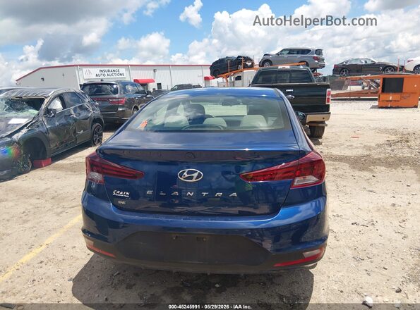 5NPD74LF2KH456463 2019 HYUNDAI ELANTRA Blue 