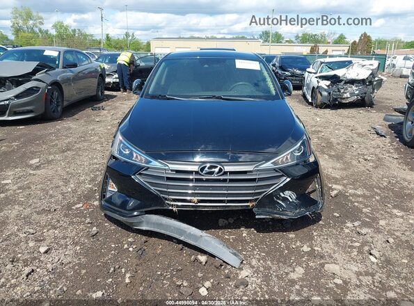5NPD74LF2LH558704 2020 HYUNDAI ELANTRA Black Rear interior view