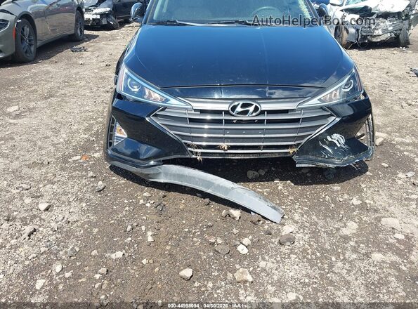 5NPD74LF2LH558704 2020 HYUNDAI ELANTRA Black Front view