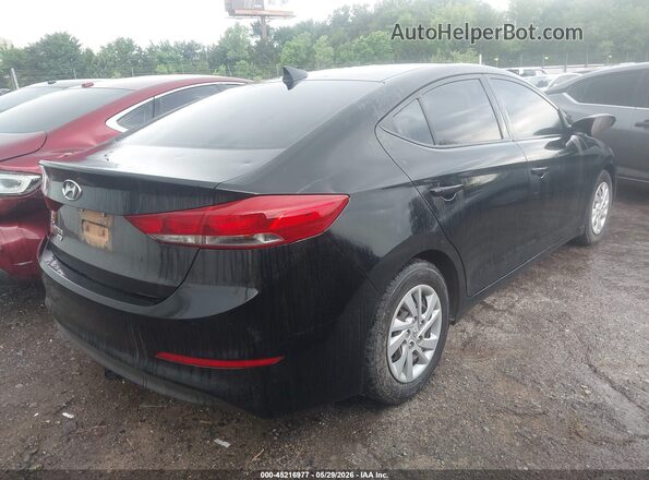 5NPD74LF3HH174504 2017 HYUNDAI ELANTRA Black უკანა მარჯვენა