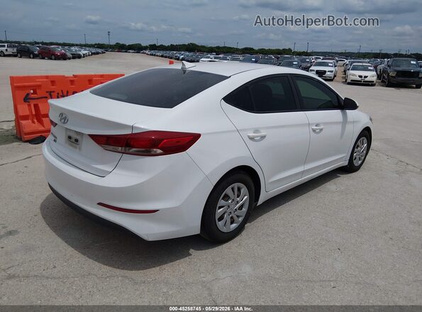 5NPD74LF3HH206142 2017 HYUNDAI ELANTRA White Rear right