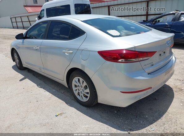5NPD74LF3JH260093 2018 HYUNDAI ELANTRA Серебряный Задняя левая четверть
