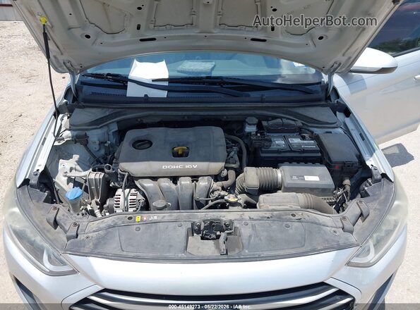 5NPD74LF3JH260093 2018 HYUNDAI ELANTRA Серебряный Вид сзади
