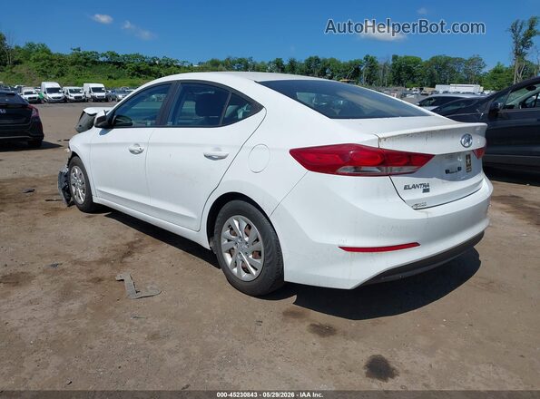 5NPD74LF3JH286919 2018 HYUNDAI ELANTRA Белый Задняя левая четверть