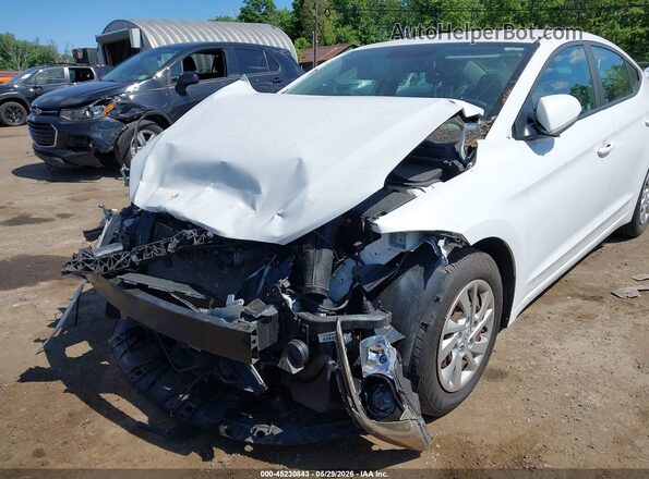 5NPD74LF3JH286919 2018 HYUNDAI ELANTRA Белый Вид щитка приборов