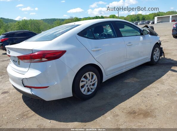5NPD74LF3JH286919 2018 HYUNDAI ELANTRA Белый Задняя правая четверть