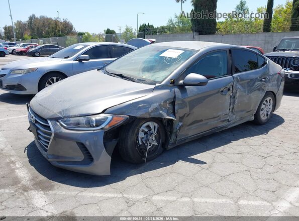 5NPD74LF3JH348688 2018 HYUNDAI ELANTRA Gray Передня ліва чверть