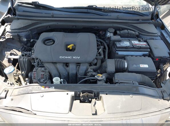 5NPD74LF3JH348688 2018 HYUNDAI ELANTRA Gray Вид ззаду