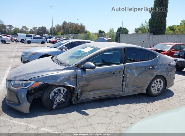 5NPD74LF3JH348688 2018 HYUNDAI ELANTRA Gray Панорамний вид салону 360°
