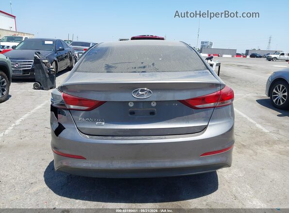5NPD74LF3JH348688 2018 HYUNDAI ELANTRA Gray 