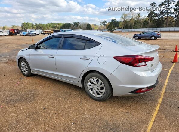 5NPD74LF3KH436092 2019 HYUNDAI ELANTRA Silver Trasero izquierdo
