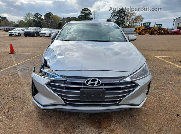 5NPD74LF3KH436092 2019 HYUNDAI ELANTRA Silver Vista frontal