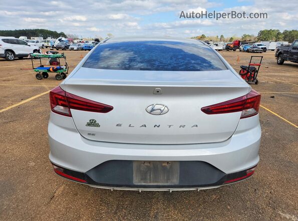 5NPD74LF3KH436092 2019 HYUNDAI ELANTRA Silver Vista trasera