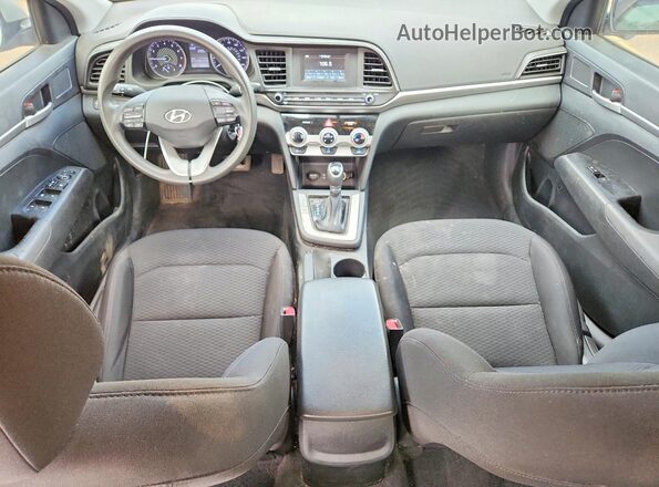 5NPD74LF3KH436092 2019 HYUNDAI ELANTRA Silver Vista del salpicadero