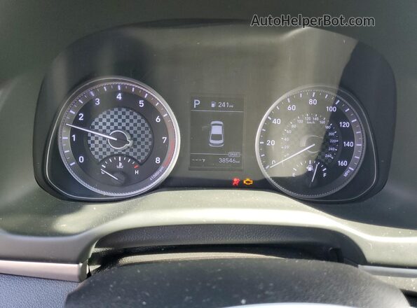 5NPD74LF3LH499582 2020 HYUNDAI ELANTRA Charcoal Vista del cuadro de instrumentos