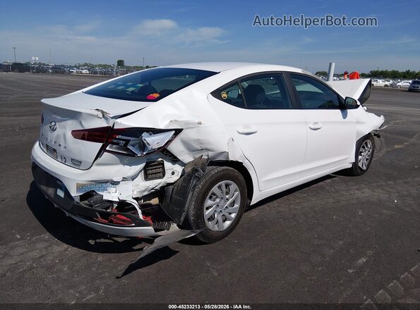 5NPD74LF3LH500293 2020 HYUNDAI ELANTRA Белый Задняя правая четверть
