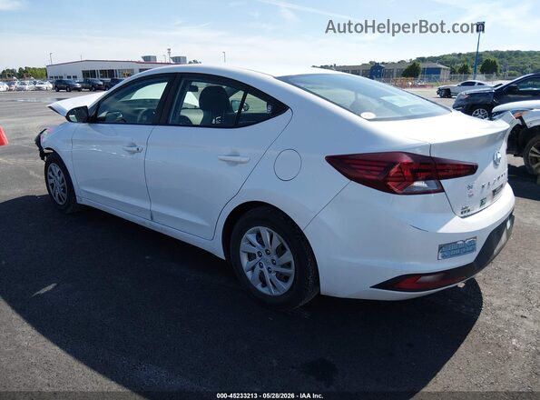 5NPD74LF3LH500293 2020 HYUNDAI ELANTRA Белый Задняя левая четверть